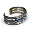 Image 2 : Navajo Bell Trading Post Silver Turquoise Bracelet