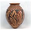 Image 1 : Large Mata Ortiz Polychrome Jar by Elfida Tena