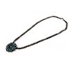 Image 2 : Navajo Silver Bead and Turquoise & Jet Pendant