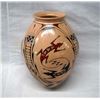 Image 1 : Mata Ortiz Polychrome Parrot Jar by Lupita S Ortiz