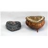 Image 1 : Pr Victorian Style Heart Metal Trinket Boxes