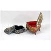 Image 2 : Pr Victorian Style Heart Metal Trinket Boxes