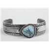 Image 1 : Navajo Old Pawn Sterling Turquoise Cuff Bracelet
