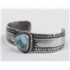 Image 2 : Navajo Old Pawn Sterling Turquoise Cuff Bracelet