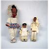 Image 2 : Collection of 3 Vintage Alaskan Dolls