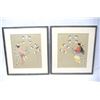 Image 1 : 2 Harrison Begay Framed & Matted Prints