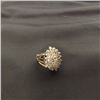 Image 1 : 14Kt Gold and Diamond Waterfall Ring, Size 6.25