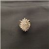 Image 2 : 14Kt Gold and Diamond Waterfall Ring, Size 6.25