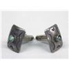 Image 2 : Pr Navajo Old Pawn Silver Turquoise Cufflinks