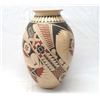 Image 2 : Mata Ortiz Polychrome Geometric Olla by E. Ortiz