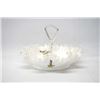 Image 2 : Fenton Hand Painted Ruffled Candy Dish by Bennett