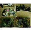 Image 1 : Four boxes of collector's bottles including grape storage bottle. £25-35...