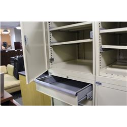 LISTA 6' X 2.5' X 3' 5 DRAWER  AND OVERHEAD STORAGE SHELF