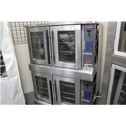 LANG PLATINUM 2 COMPARTMENT DOUBLE DOOR STAINLESS STEEL COMMERCIAL CONVECTION OVEN