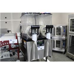 BUNN ULTRA GOURMET 2 COMPARTMENT STAINLESS STEEL COMMERCIAL SLUSHIE MACHINE