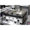 Image 1 : EURODIB COMMERCIAL STAINLESS 2 SECTION PANINI PRESS