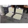 Image 2 : BEIGE HEAVY DUTY COMMERCIAL GRADE STACKING SIDE CHAIR