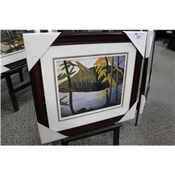 LAWREN HARRIS "NORTHERN LAKE" 105/950 LIMITED EDITION FRAMED PRINT