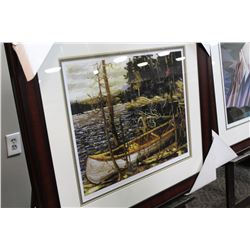 TOM THOMSON  THE CANOE  105/950 LIMITED EDITION FRAMED PRINT