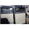 Image 2 : LARGE LOT OF APPROX. 25 LACASSE CREAM CORNER COMPUTER WORK STATIONS C/W PANELS, SURFACES,