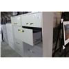 Image 2 : GREY GLOBAL 5 DRAWER LATERAL FILE CABINET