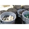 Image 1 : LOT OF 14 LARGE BINS OF MISC. COMPUTER CABLES AND PARTS