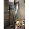 Image 1 : PALLET OF MISC. RESTAURANT SHELVING AND FIXTURES INCLD. AIR FILTERS, GREASE TRAPS AND MORE