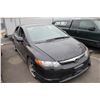 Image 2 : 2007 HONDA CIVIC BLACK VIN 2HGFA16527H020497