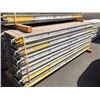 Image 2 : 42 - 3' SCAFFOLDING FRAMES WITH 12 - 10' WORK PLATFORMS AND 1 BUNDLE OF 11' CROSSBARS