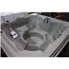 Image 2 : CAL SPAS 7 PERSON HOT TUB, BROWN EXTERIOR, GREY INTERIOR 30 STAINLESS STEEL JETS