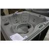Image 3 : CAL SPAS 7 PERSON HOT TUB, BROWN EXTERIOR, GREY INTERIOR 30 STAINLESS STEEL JETS