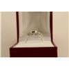 Image 3 : ONE LADIES 18KT WHITE GOLD DIAMOND SET ENGAGEMENT RING, MADE IN AN ART DECO STYLE AND SET WITH