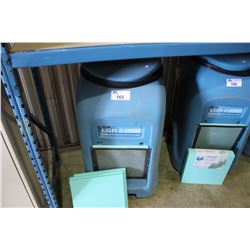 DRIZAIR LGR2000 LOW GRAIN REFRIDGERANT DEHUMIDIFIER WITH REPLACEMENT FILTERS