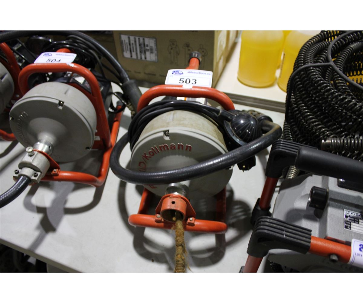 Ridgid K 40 Drain Cleaning Auto Feed Sink Machine