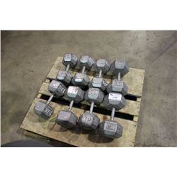 8 DUMBELLS