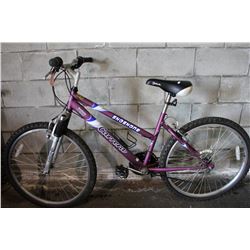 PURPLE CARRERA 18 SPEED FRONT SUSPENSION MOUNTAIN BIKE