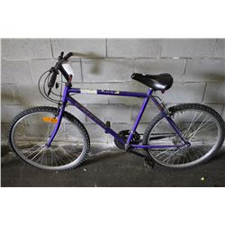 PURPLE RALEIGH 15 SPEED MOUNTAIN BIKE