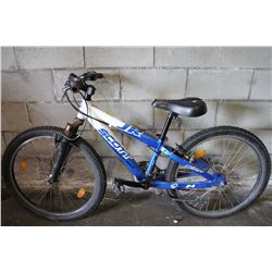 BLUE SCOTT 18 SPEED FRONT SUSPENSION MOUNTAIN BIKE