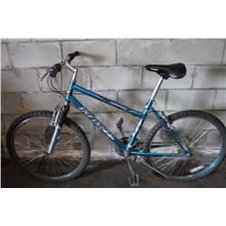 BLUE INFINITY 21 SPEED FRONT SUSPENSION MOUNTAIN BIKE