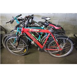RED CCM 18 SP FRONT SUSP MOUNTAIN BIKE