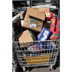 BIN OF ASSORTED PARTS