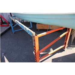 MOBILE METAL WORK TABLE FRAME