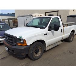 2001 FORD F 250XL SUPERDUTY  VIN 1FTNF20L91EB53412