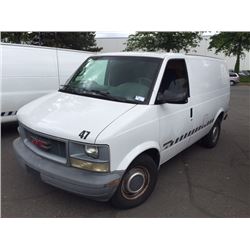 1999 GMC SAFARI CARGO VAN VIN 1GTDM19W1XB514084