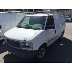 2001 GMC SAFARI CARGO VAN VIN 1GTDM19W71B510080