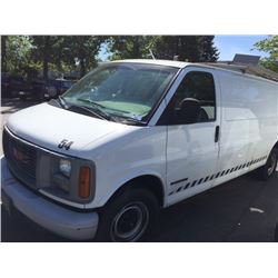 2000 GMC 2500 CARGO VAN VIN 1GTGG29F0Y1267495
