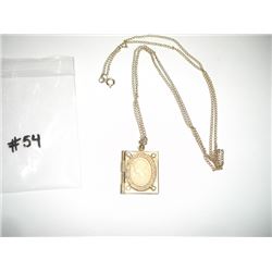 Vintage Camille Locket Necklace