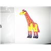 Image 1 : Purple, Orange, Yellow, Red and Pink Giraffe Pin Made in Taiwan