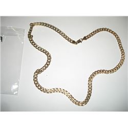 Gold Colored Metal Braided Necklace