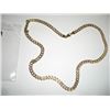 Image 1 : Gold Colored Metal Braided Necklace